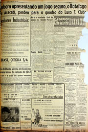 Página do jornal Unitário de abril de 1947