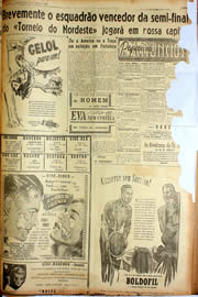 Página do jornal Unitário de abril de 1947