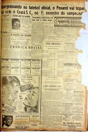 Página do jornal Unitário de abril de 1947