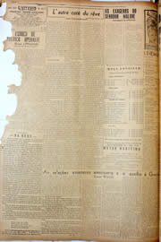 Página do jornal Unitário de abril de 1947