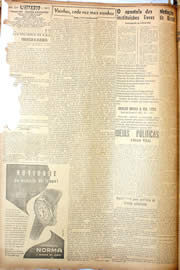 Página do jornal Unitário de abril de 1947