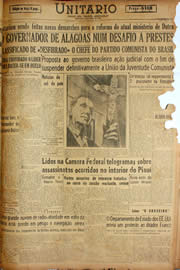 Página do jornal Unitário de abril de 1947