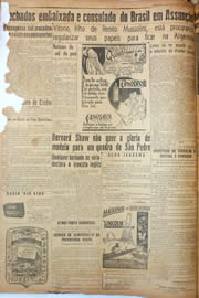 Página do jornal Unitário de abril de 1947