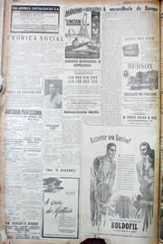 Página do jornal Unitário de maio de 1947