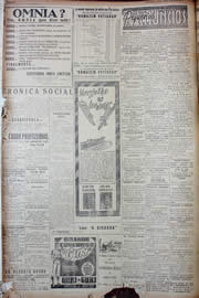 Página do jornal Unitário de maio de 1947