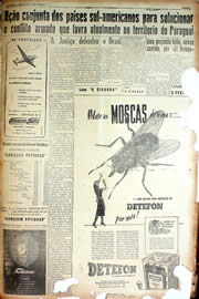 Página do jornal Unitário de maio de 1947