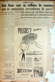 Página do jornal Unitário de maio de 1947