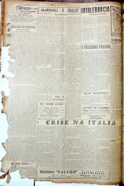 Página do jornal Unitário de maio de 1947