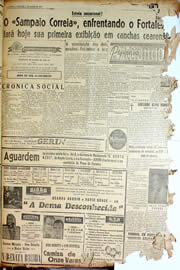 Página do jornal Unitário de junho de 1947