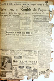Página do jornal Unitário de junho de 1947