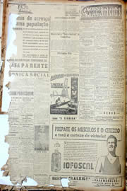Página do jornal Unitário de junho de 1947