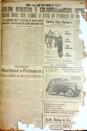Página do jornal Unitário de junho de 1947