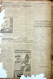 Página do jornal Unitário de junho de 1947