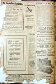 Página do jornal Unitário de junho de 1947