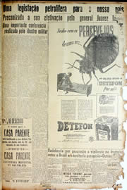 Página do jornal Unitário de junho de 1947