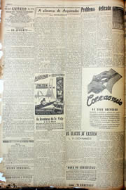 Página do jornal Unitário de junho de 1947