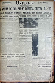 Página do jornal Unitário de junho de 1947