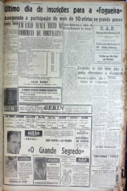 Página do jornal Unitário de junho de 1947