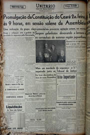 Página do jornal Unitário de junho de 1947