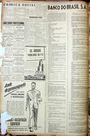 Página do jornal Unitário de junho de 1947