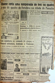 Página do jornal Unitário de junho de 1947
