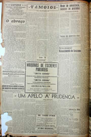 Página do jornal Unitário de junho de 1947