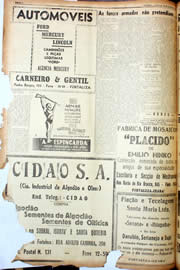 Página do jornal Unitário de junho de 1947