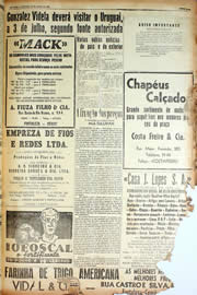 Página do jornal Unitário de junho de 1947