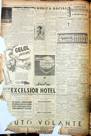 Página do jornal Unitário de junho de 1947