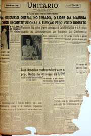 Página do jornal Unitário de julho de 1947