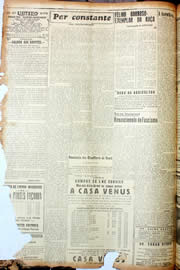 Página do jornal Unitário de julho de 1947