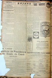 Página do jornal Unitário de julho de 1947