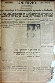 Página do jornal Unitário de julho de 1947