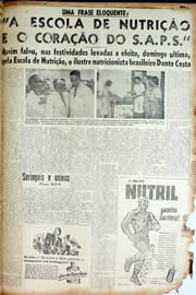 Página do jornal Unitário de julho de 1947