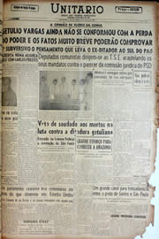 Página do jornal Unitário de julho de 1947