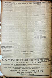 Página do jornal Unitário de julho de 1947