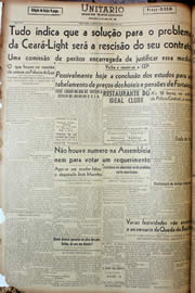 Página do jornal Unitário de julho de 1947