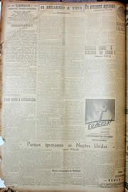 Página do jornal Unitário de julho de 1947