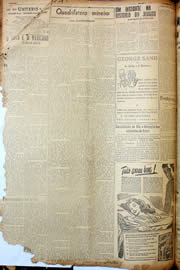 Página do jornal Unitário de julho de 1947