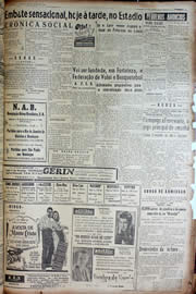 Página do jornal Unitário de julho de 1947