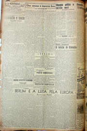 Página do jornal Unitário de julho de 1947