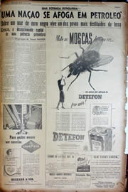 Página do jornal Unitário de julho de 1947