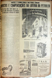 Página do jornal Unitário de agosto de 1947