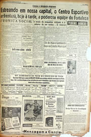 Página do jornal Unitário de agosto de 1947