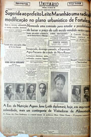 Página do jornal Unitário de agosto de 1947