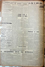 Página do jornal Unitário de agosto de 1947