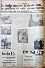 Página do jornal Unitário de setembro de 1947