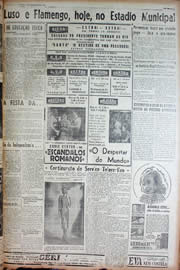 Página do jornal Unitário de setembro de 1947