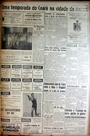 Página do jornal Unitário de setembro de 1947