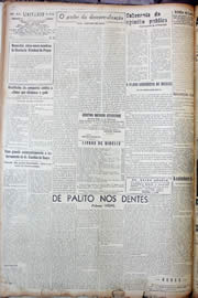 Página do jornal Unitário de setembro de 1947